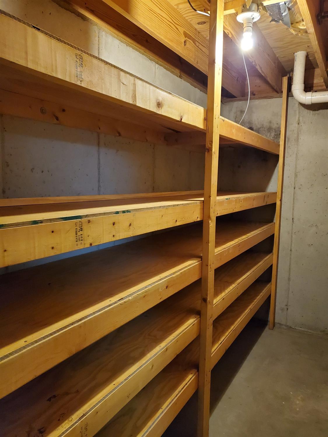 9783 Florence Hill Road Florence, IN 47020 - Photo 31 of 40 Basement Storage