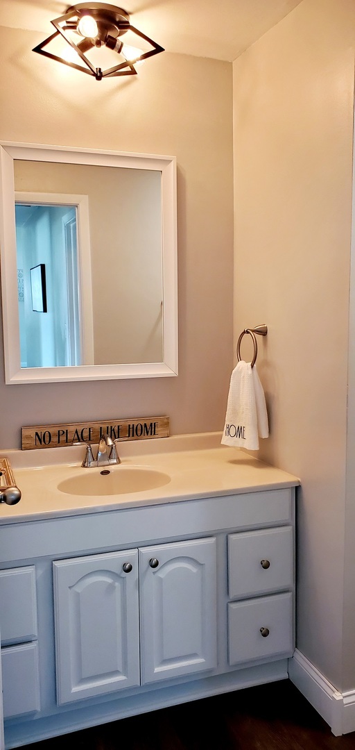 660 Niagara Drive Bolingbrook, IL 60440 - Photo 19 of 28 a bathroom with a sink and a mirror