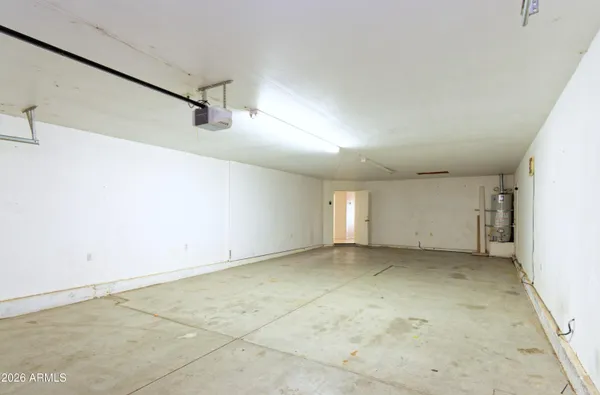 a view of a room with an empty space