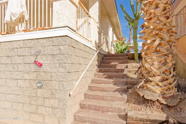 a view of a door with an outdoor space