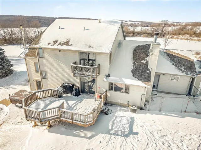 a view of a yard with trees