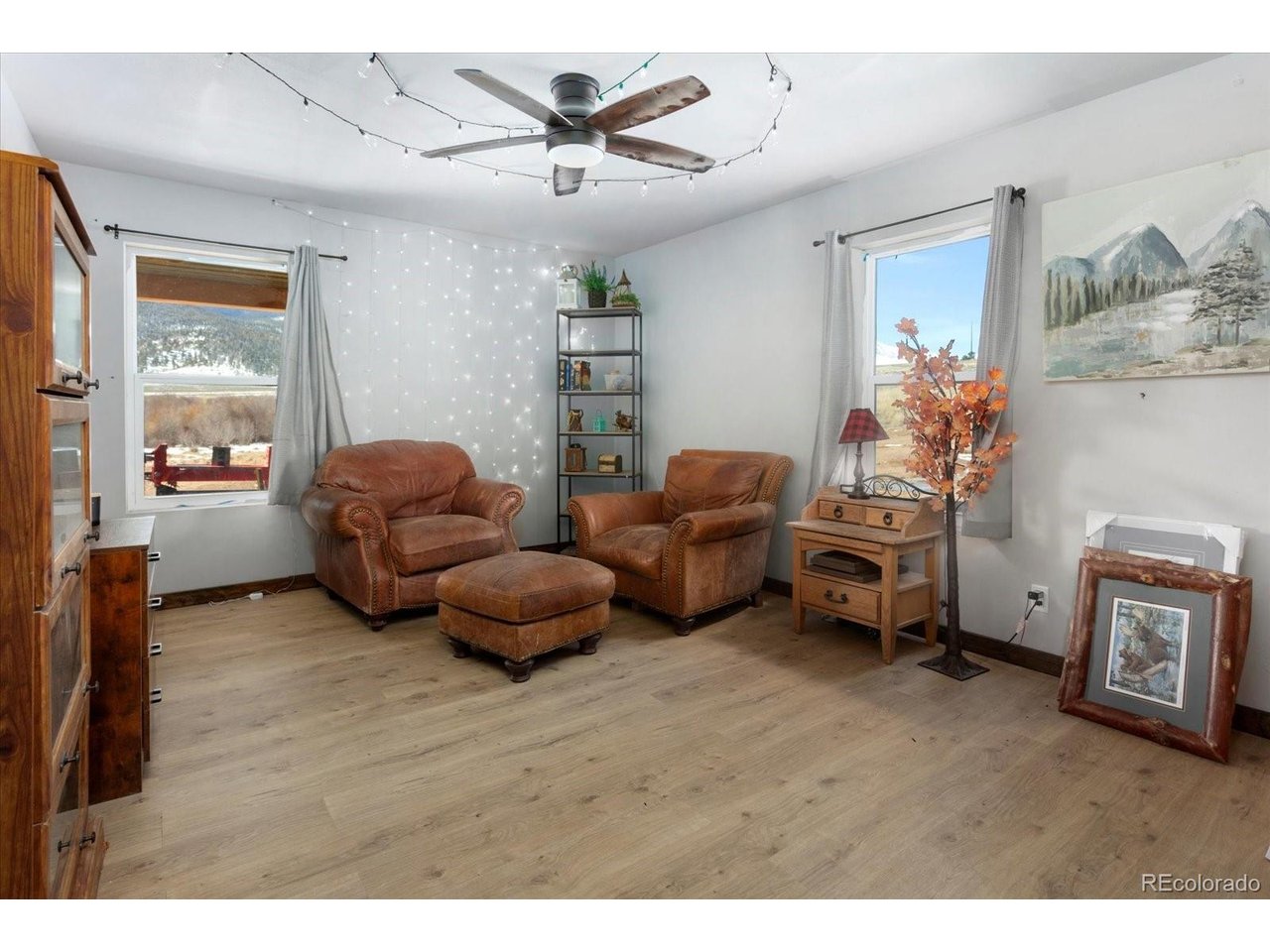 51624 Co Road Villa Grove, CO 81155 - Photo 18 of 50 a living room with furniture and a flat screen tv