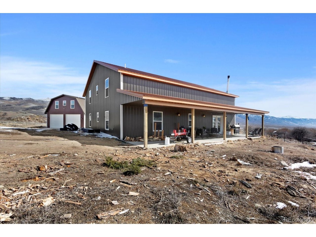 51624 Co Road Villa Grove, CO 81155 - Photo 46 of 50 a front view of a house with garden