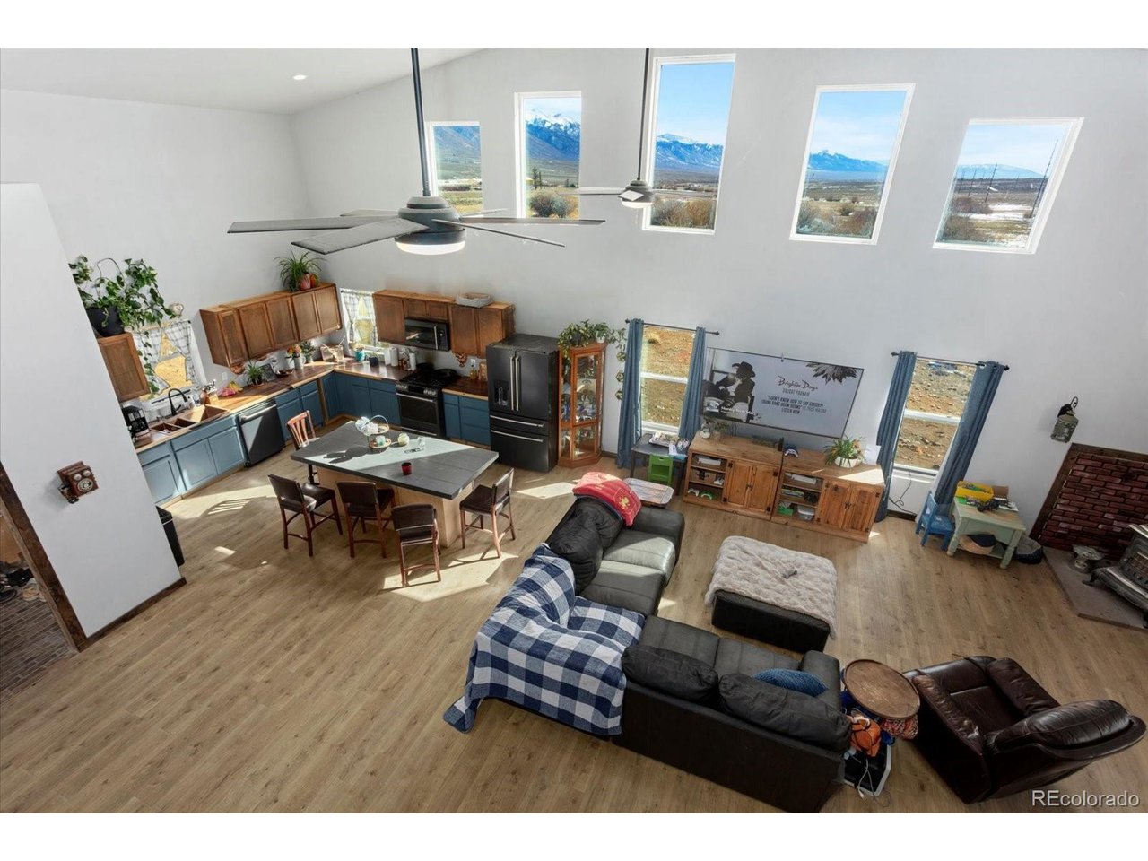 51624 Co Road Villa Grove, CO 81155 - Photo 8 of 50 a living room with furniture and a wooden floor