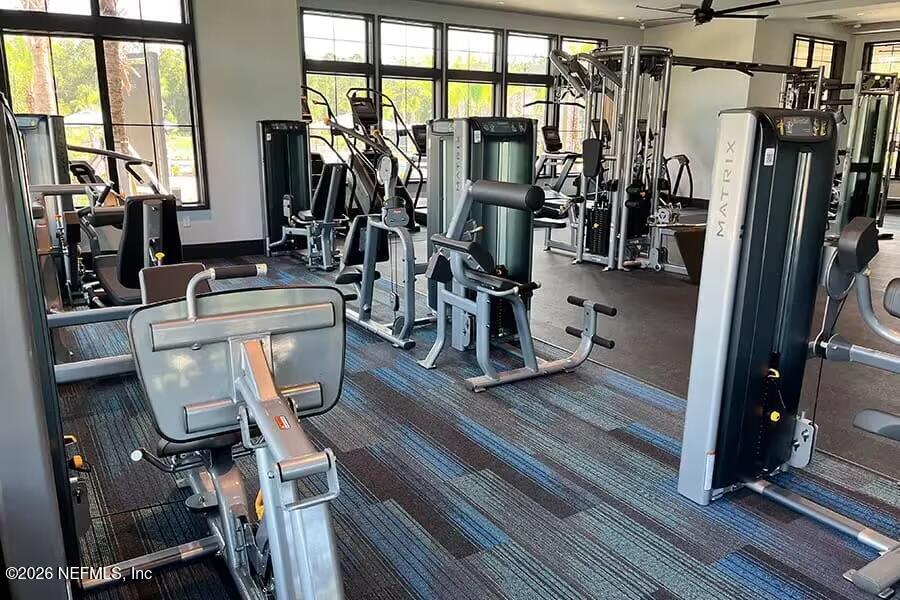 75457 Banyan Way Yulee, FL 32097 - Photo 33 of 36 a view of a room with gym equipment