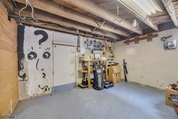 a view of a storage room