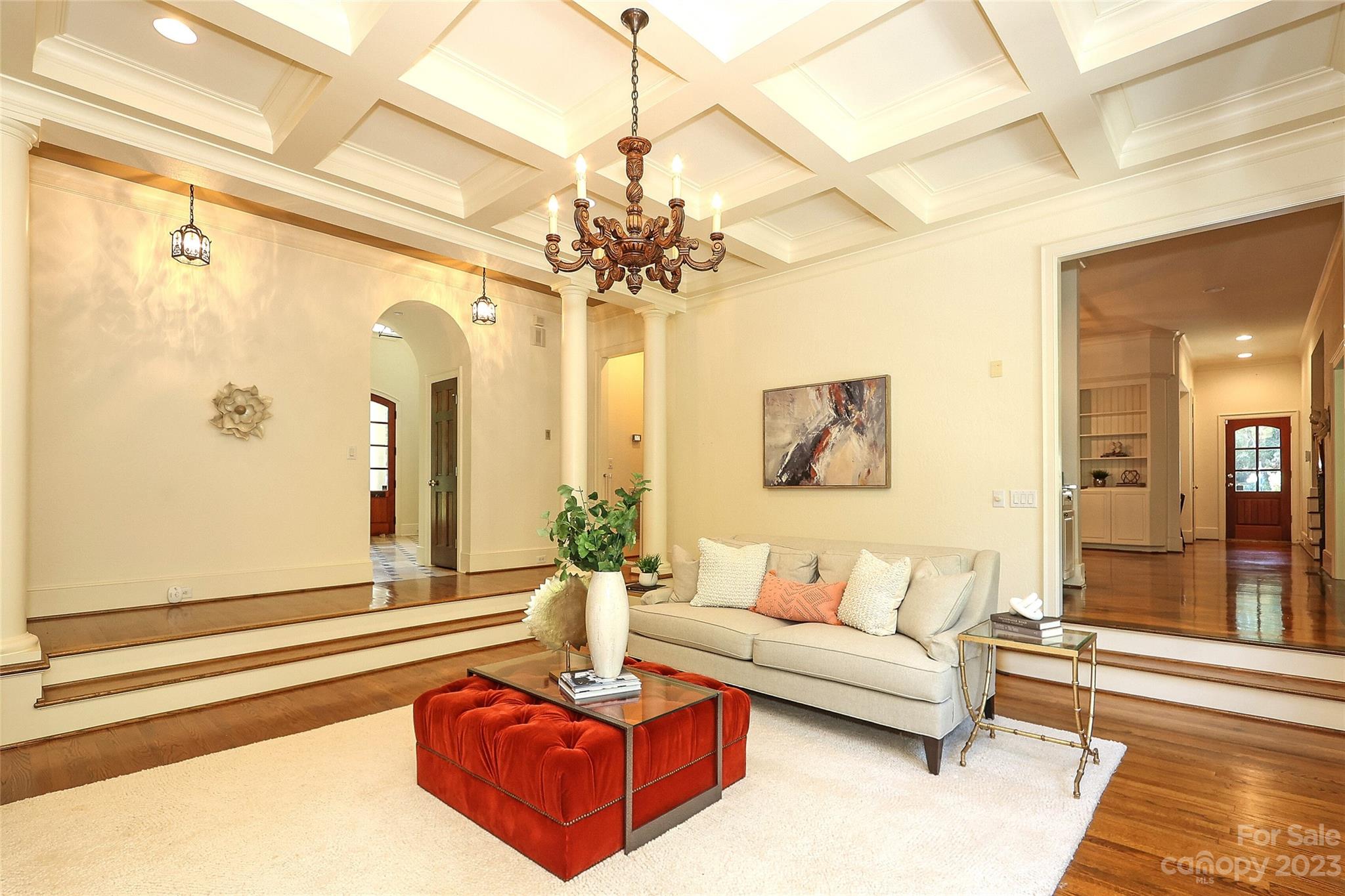 2416 Warburton Road Charlotte, NC 28211 - Photo 11 of 46 a living room with furniture and a large window