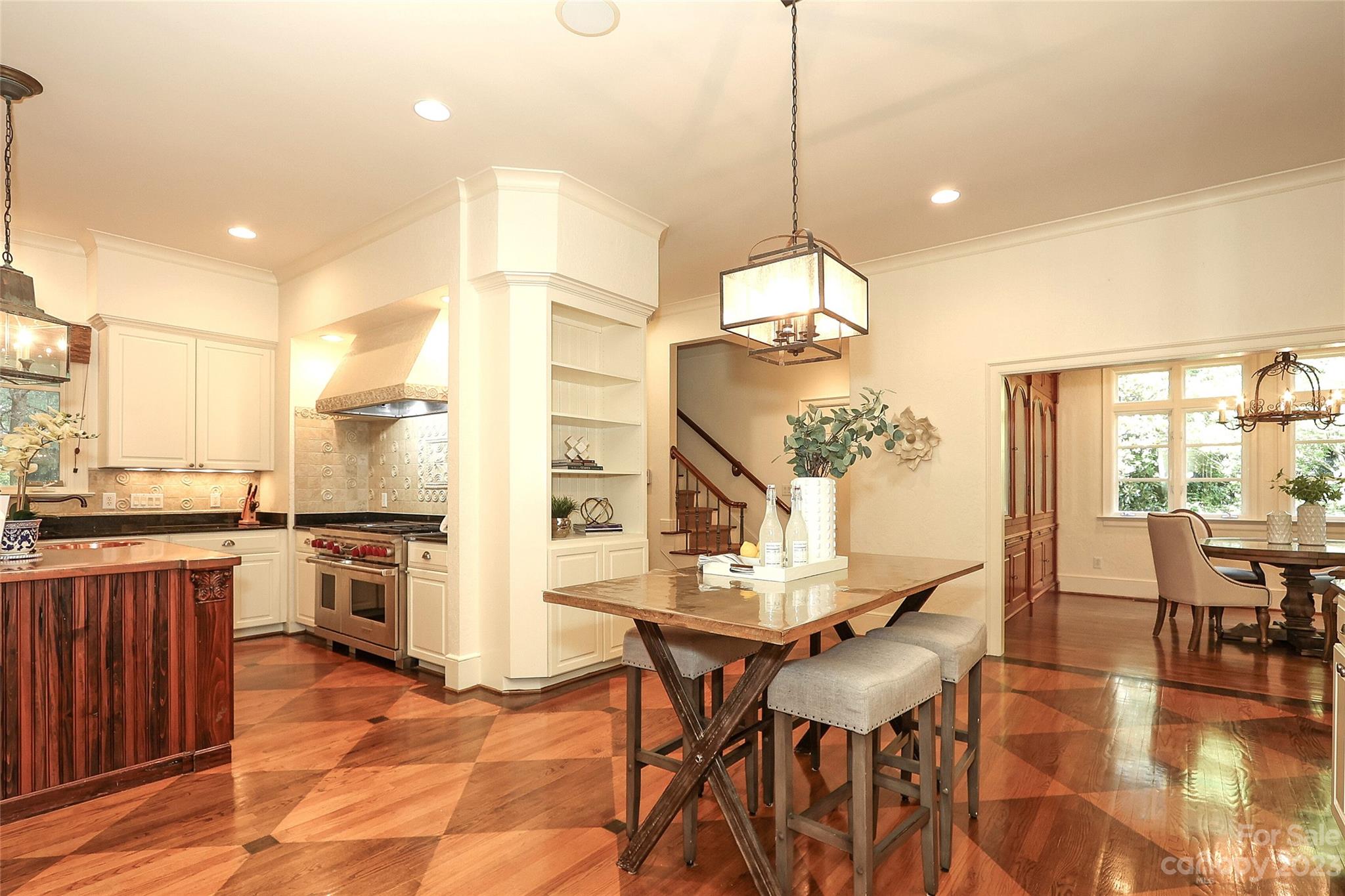 2416 Warburton Road Charlotte, NC 28211 - Photo 17 of 46 a view of a dining room and furniture