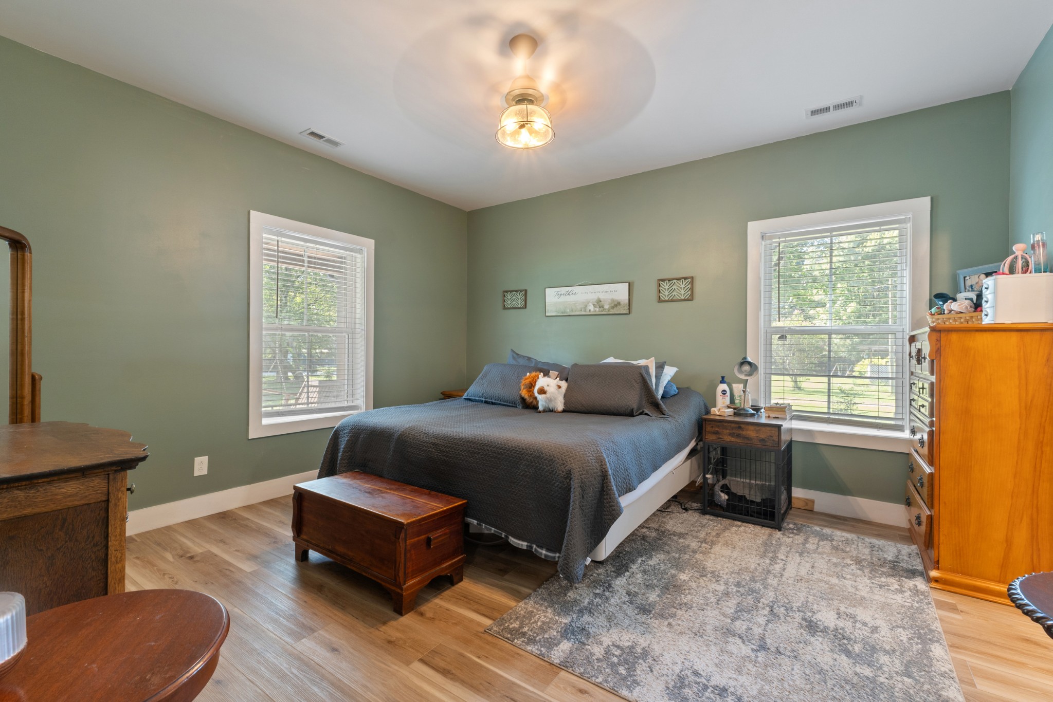 232 Clyde Vickers Road Estill Springs, TN 37330 - Photo 14 of 25 a bedroom with a bed and a window