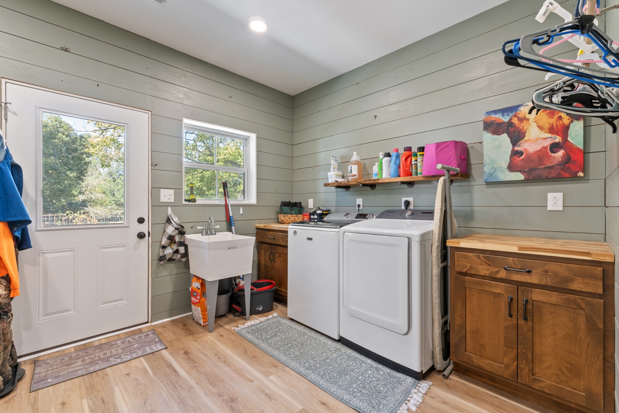 232 Clyde Vickers Road Estill Springs, TN 37330 - Photo 21 of 25 a utility room with dryer washer and a window