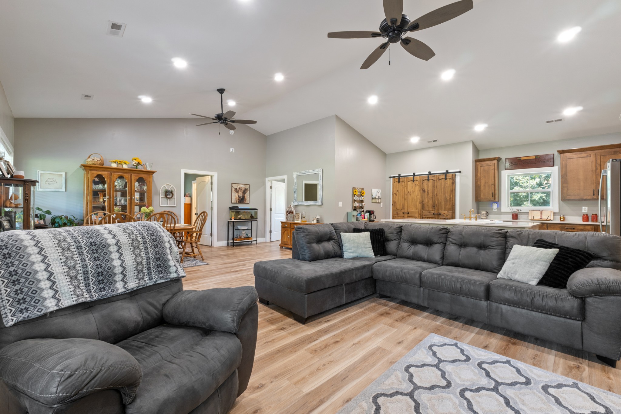 232 Clyde Vickers Road Estill Springs, TN 37330 - Photo 4 of 25 a living room with furniture and a large window