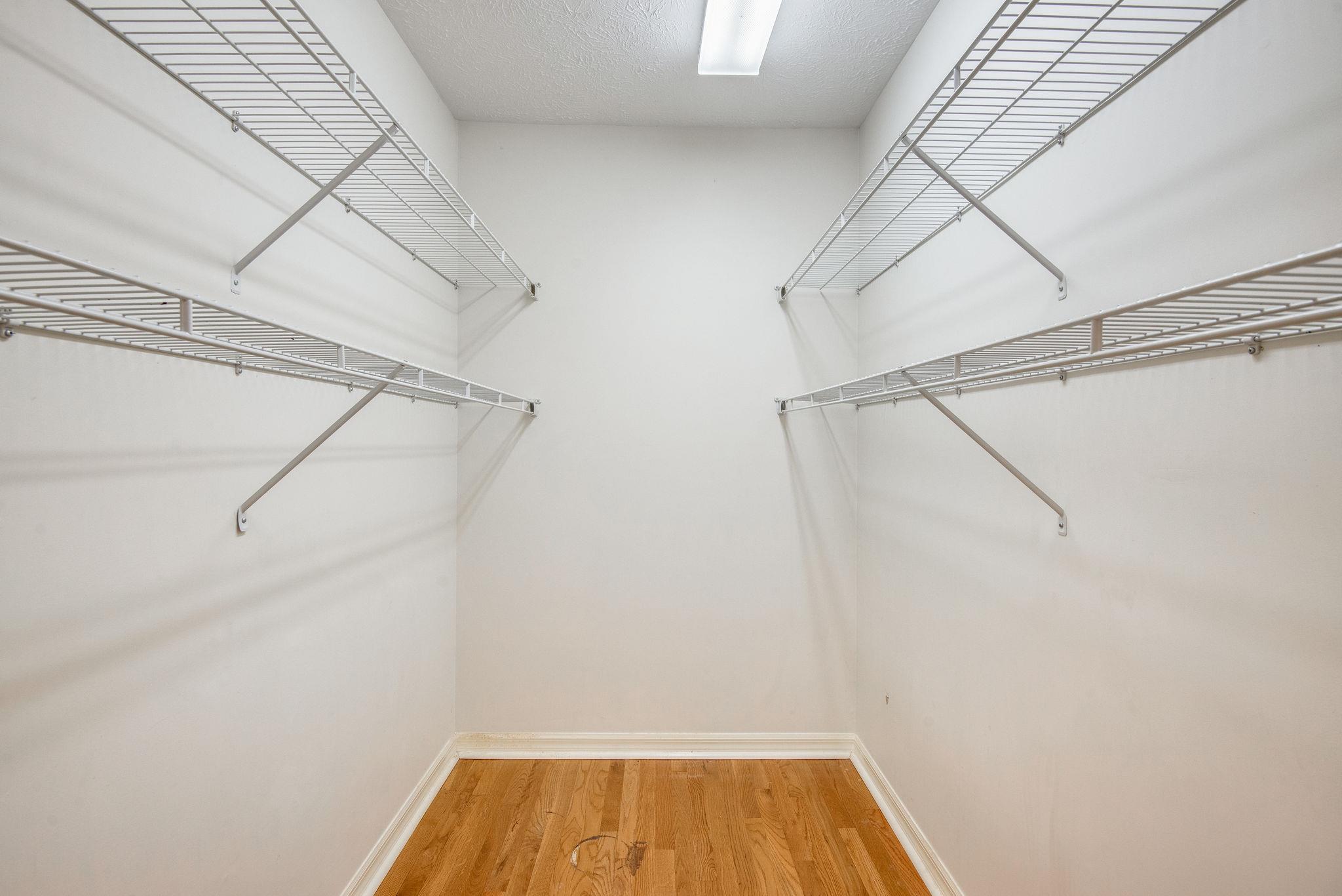 549 Porter Hollow Road Linden, TN 37096 - Photo 20 of 30 Upstairs bedroom walk-in closet. All bedrooms have either XL or walk-in closets.