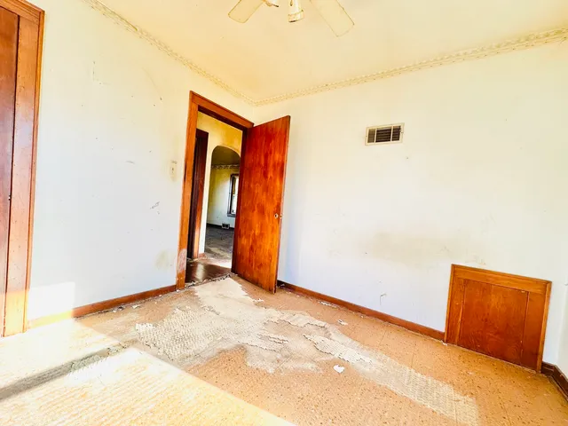 a view of an empty room