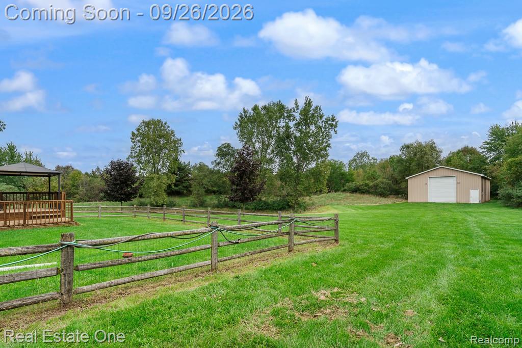 11095 Hogan Road Gaines, MI 48436 - Photo 37 of 47 32x60 Pole barn with concrete floor