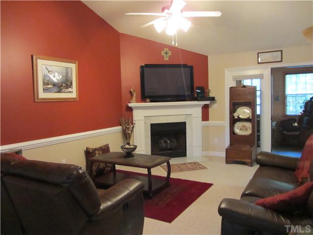 309 Russ Road Smithfield, NC 27577 - Photo 5 of 25 This view shows the gas log fireplace!