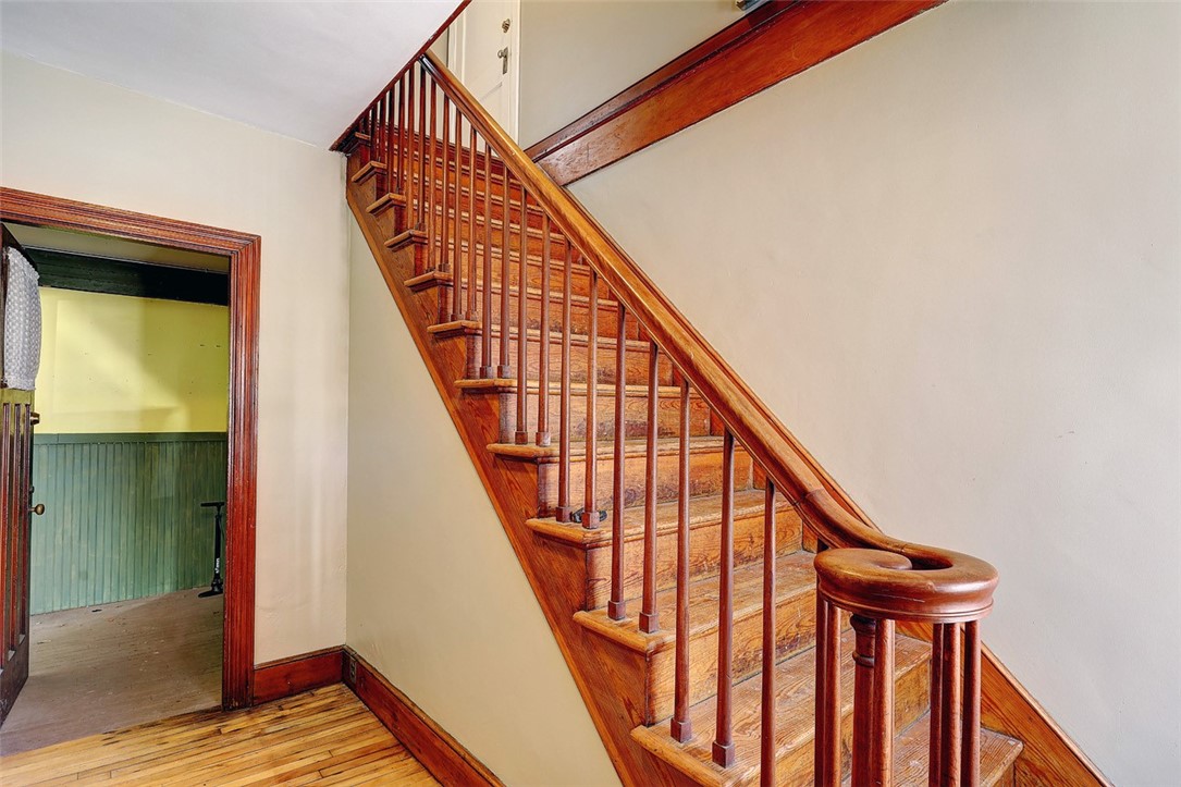 49 Water Street Warren, RI 02885 - Photo 15 of 37 Common Stairway to upstairs apartments from Water St.