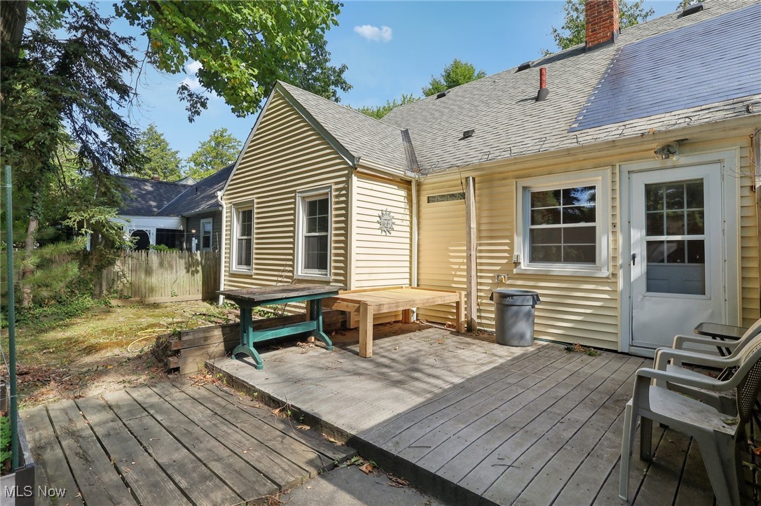 1042 Renfield Road Cleveland Heights, OH 44121 - Photo 35 of 49 View of wooden deck