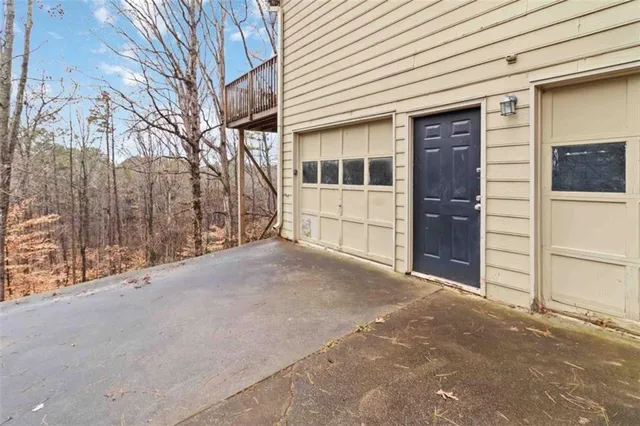 a view of a house with a outdoor space