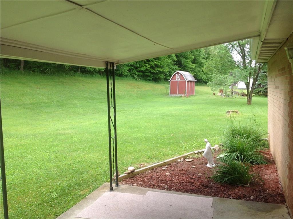 492 Girty Road Shelocta, PA 15774 - Photo 12 of 16 Back Patio/ Back Yard