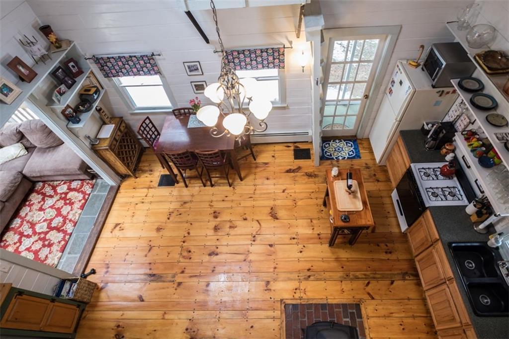 11 Mile Road Thorndike, ME 04986 - Photo 11 of 35 Looking down at the kitchen and...