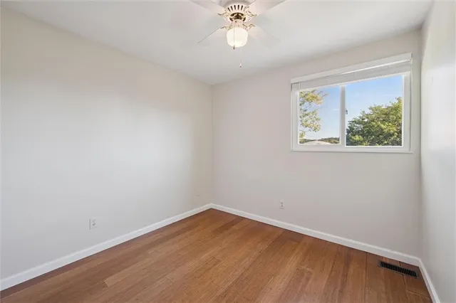 wooden floor in an empty room