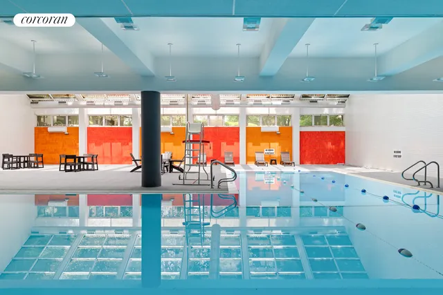 a bathroom with mirror