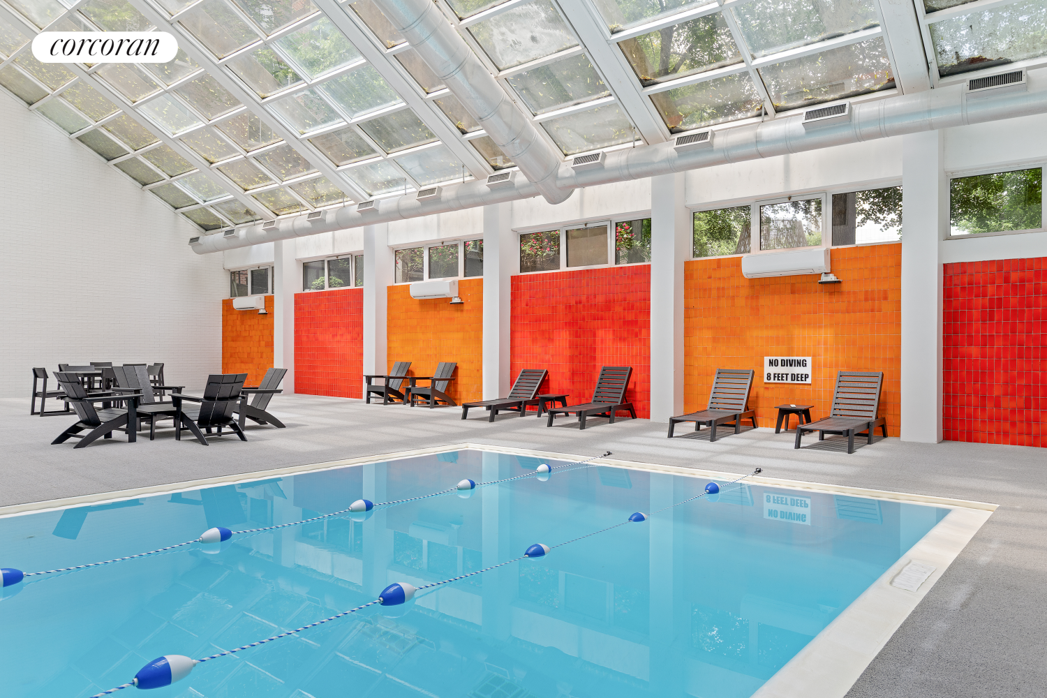 625 Main Street, Unit 643 Manhattan, NY 10044 - Photo 14 of 15 a kitchen with a sink and a large window