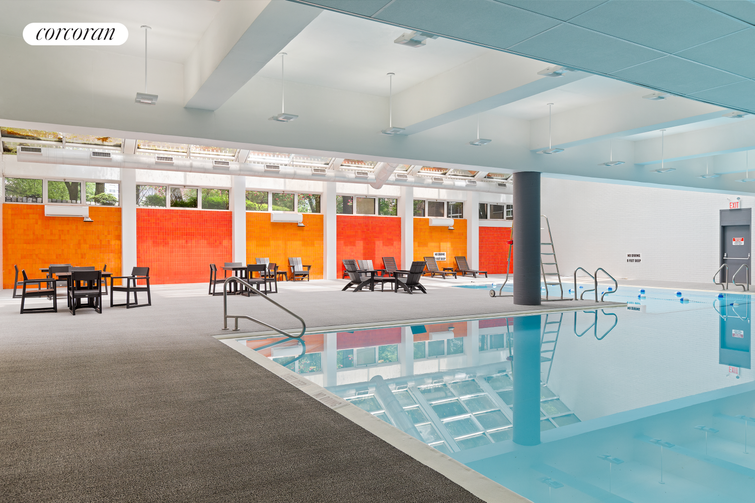 625 Main Street, Unit 643 Manhattan, NY 10044 - Photo 15 of 15 a view of a swimming pool and outdoor space