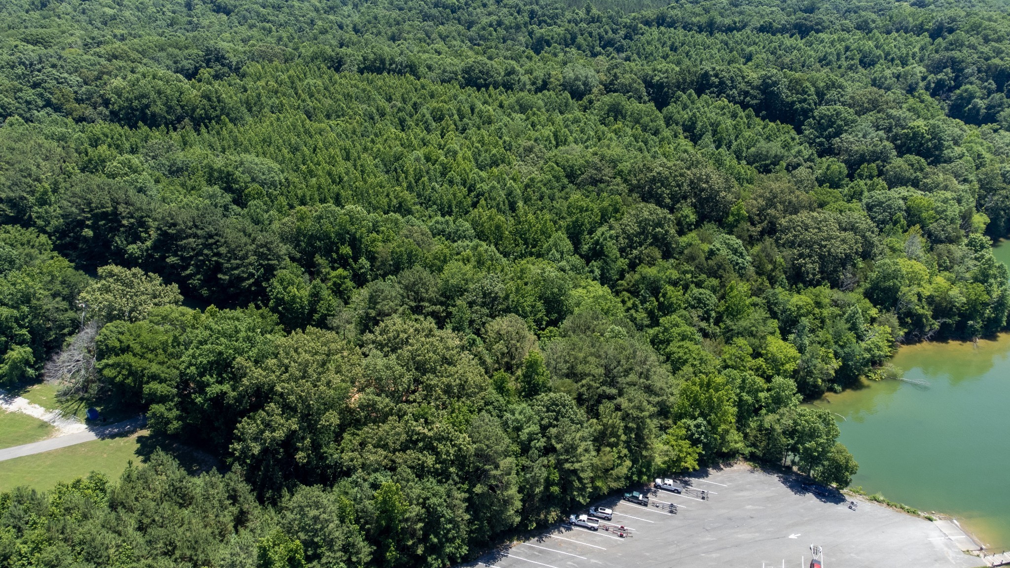 0 Turkey Creek Boat Dock Road Tullahoma, TN 37388 - Photo 22 of 39 an aerial view of a house with a yard