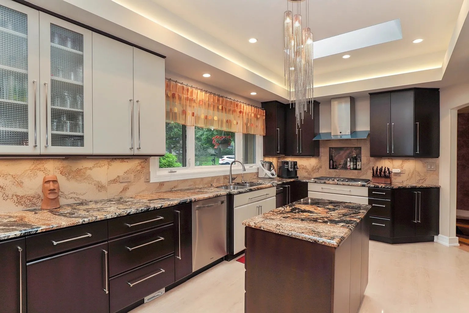 1122 Estate Lane Lake Forest, IL 60045 - Photo 6 of 26 a kitchen with granite countertop stainless steel appliances and sink