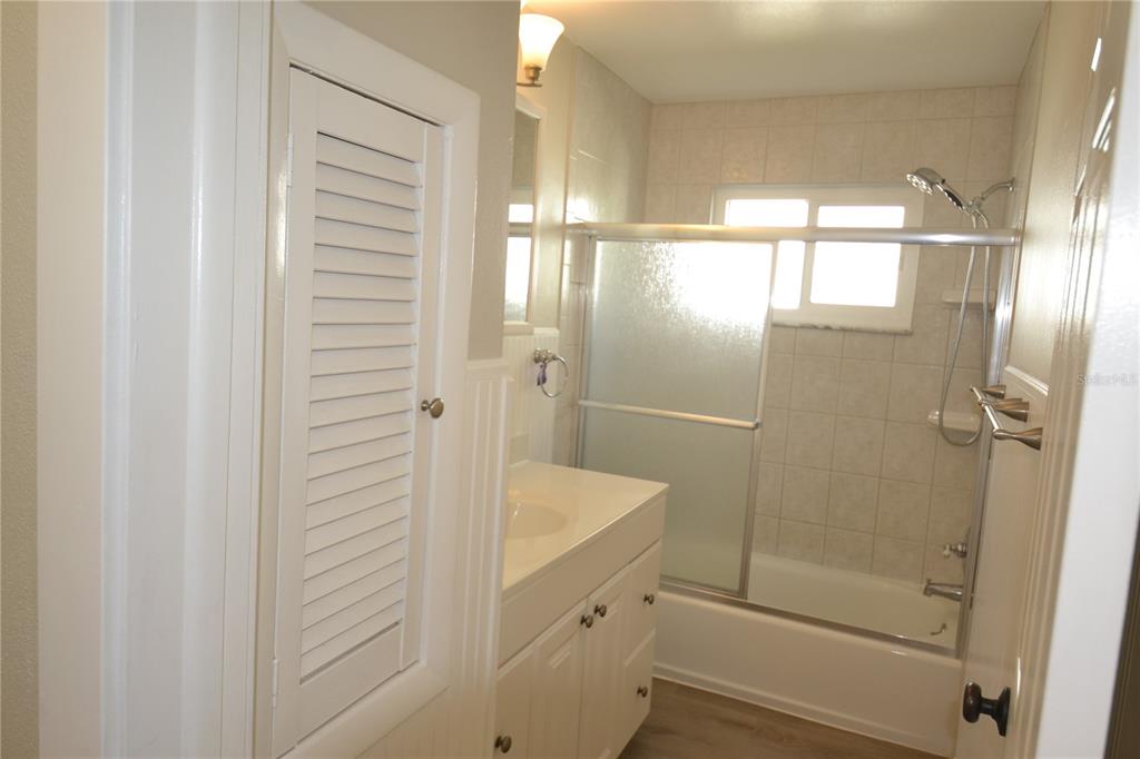 746 Barbara Street Palm Harbor, FL 34684 - Photo 22 of 54 a bathroom with a shower and a sink