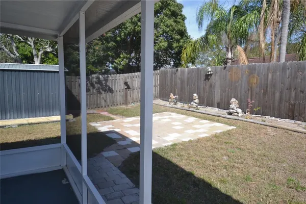 a view of wooden fence