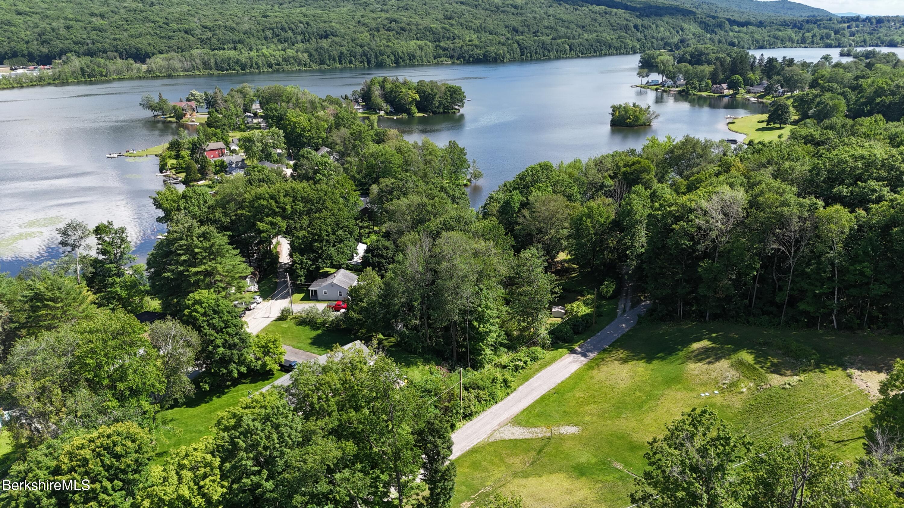 0 Horns Beach Road Cheshire, MA 01225 - Photo 7 of 19 Drone view
