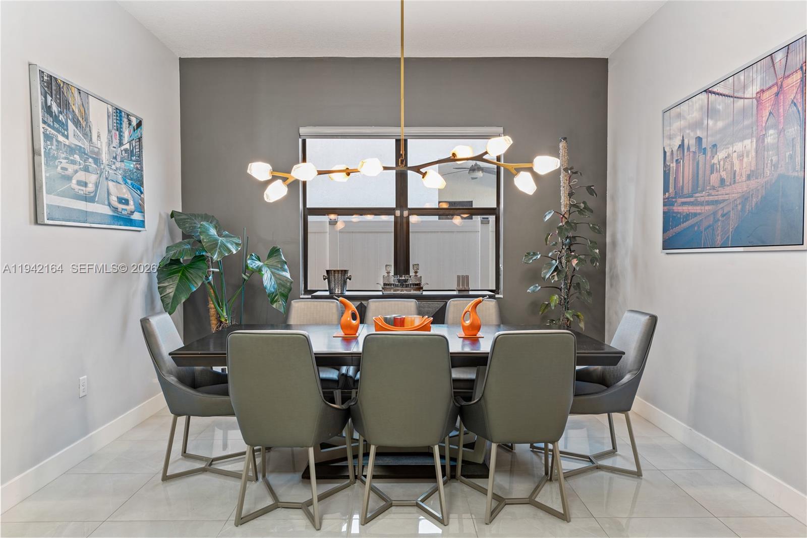 17375 Southwest 41st Street Miramar, FL 33029 - Photo 12 of 53 a view of a dining room with furniture window and outside view