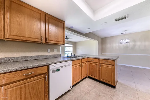 a view of a hallway with seating area