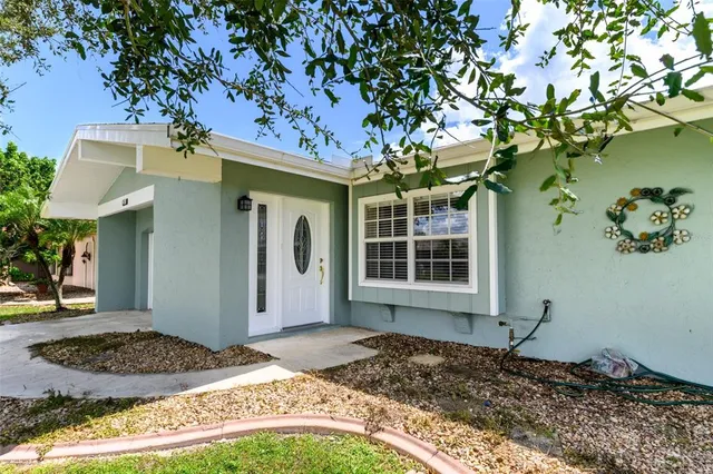 a view of an fountain in a yard
