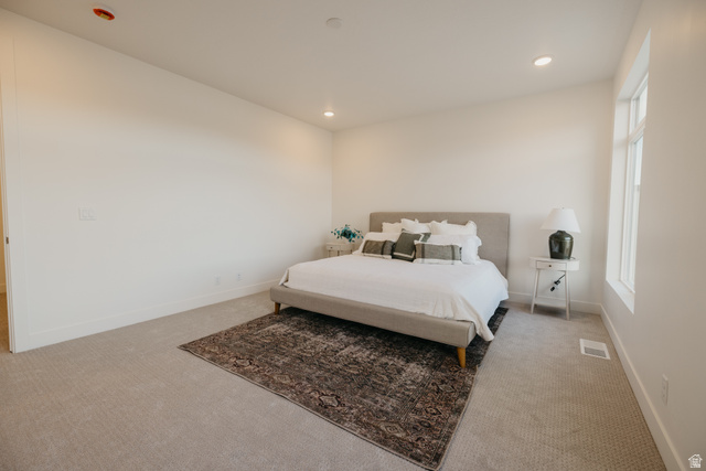 2759 Becco Trail, Unit 16 St. George, UT 84770 - Photo 21 of 42 Bedroom featuring recessed lighting and carpet flooring