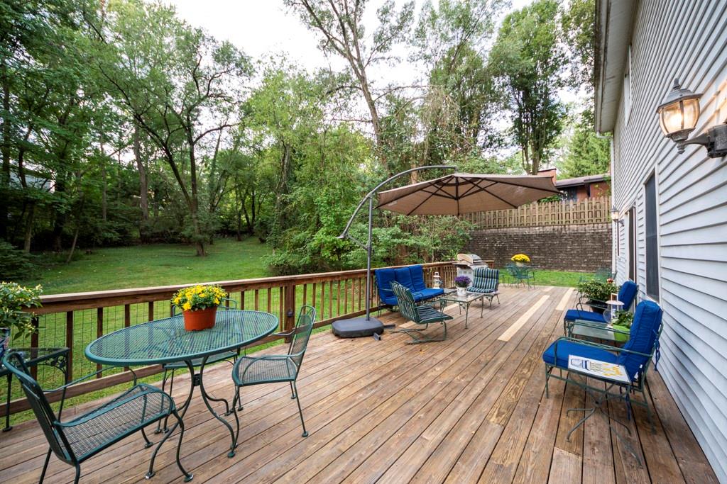 614 Ravencrest Road Pittsburgh, PA 15215 - Photo 20 of 25 a view of chairs on deck with wooden floor and outdoor seating