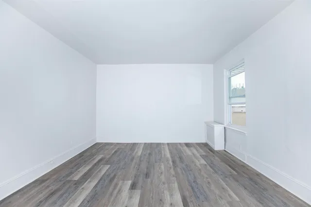 wooden floor in a room