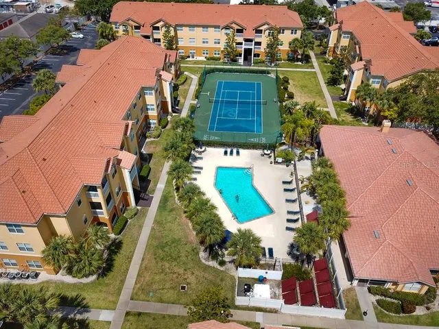 a view of city with ocean