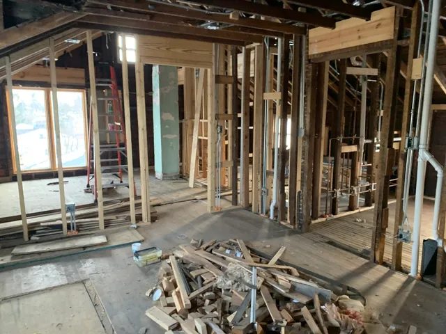 a view of front door of house