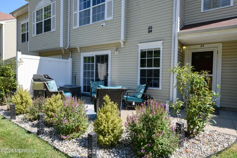 front view of a house with a small yard