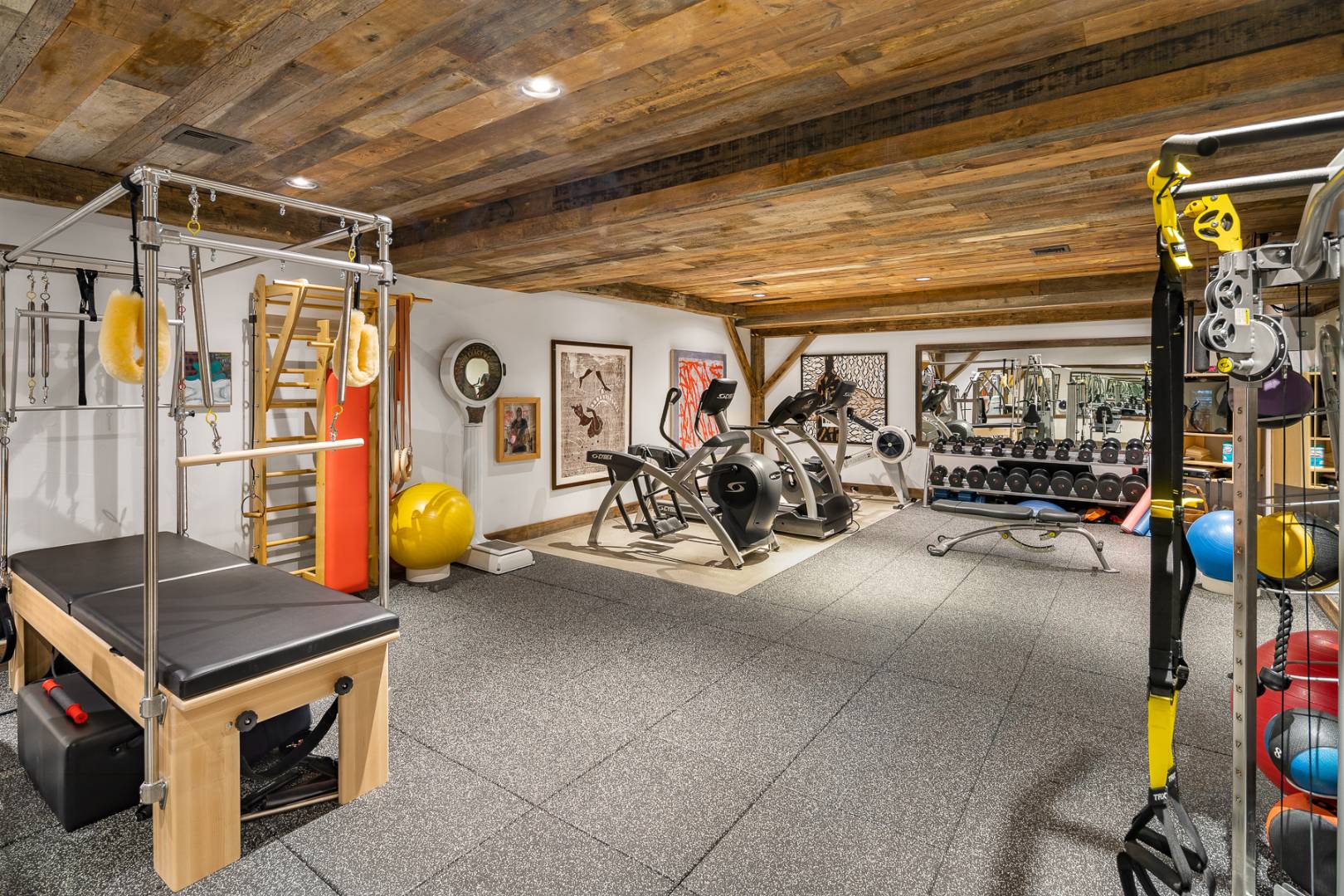 675 Flying Point Road Water Mill, NY 11976 - Photo 27 of 47 a view of a room with gym equipment