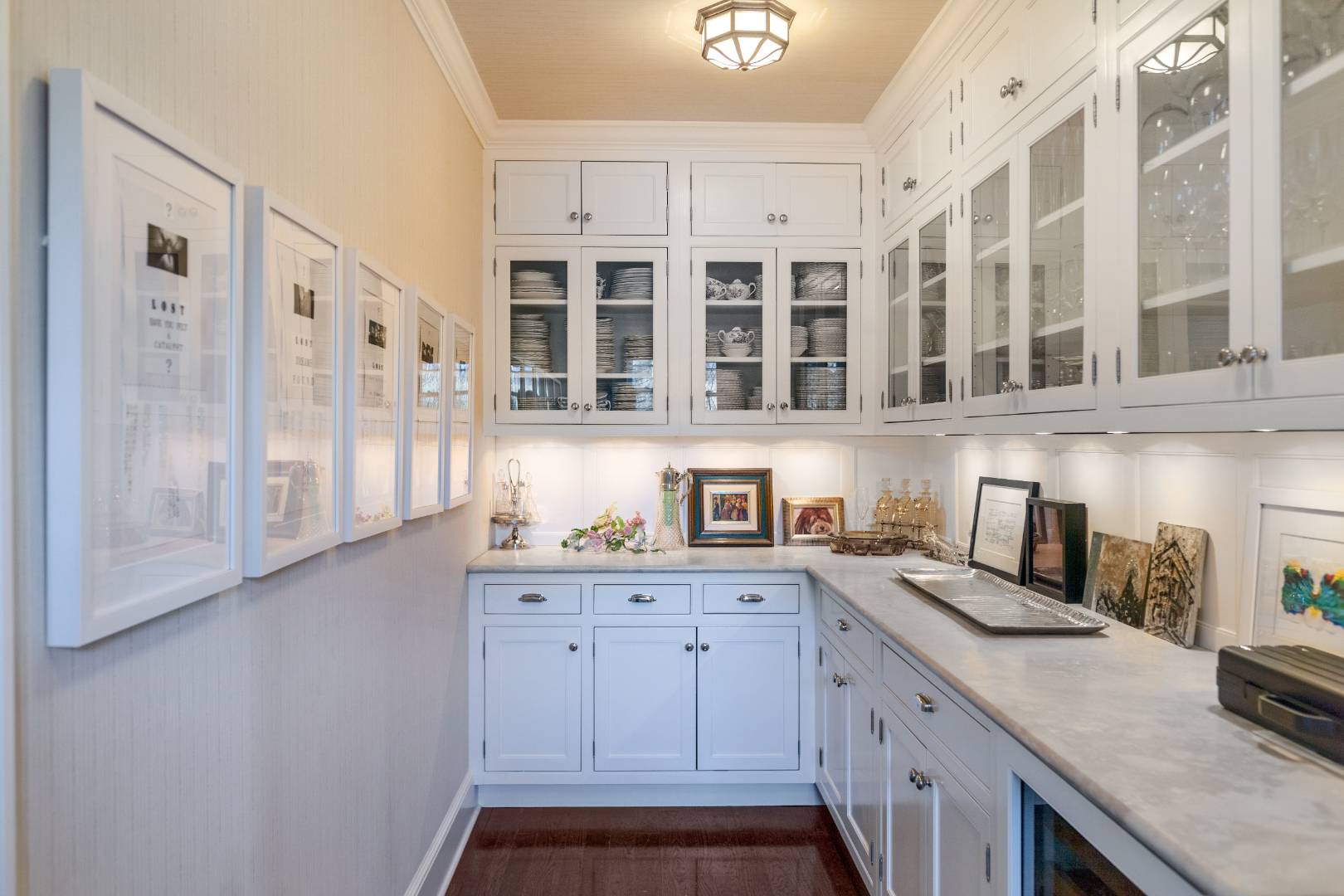 675 Flying Point Road Water Mill, NY 11976 - Photo 34 of 47 a kitchen with stainless steel appliances granite countertop a refrigerator and cabinets