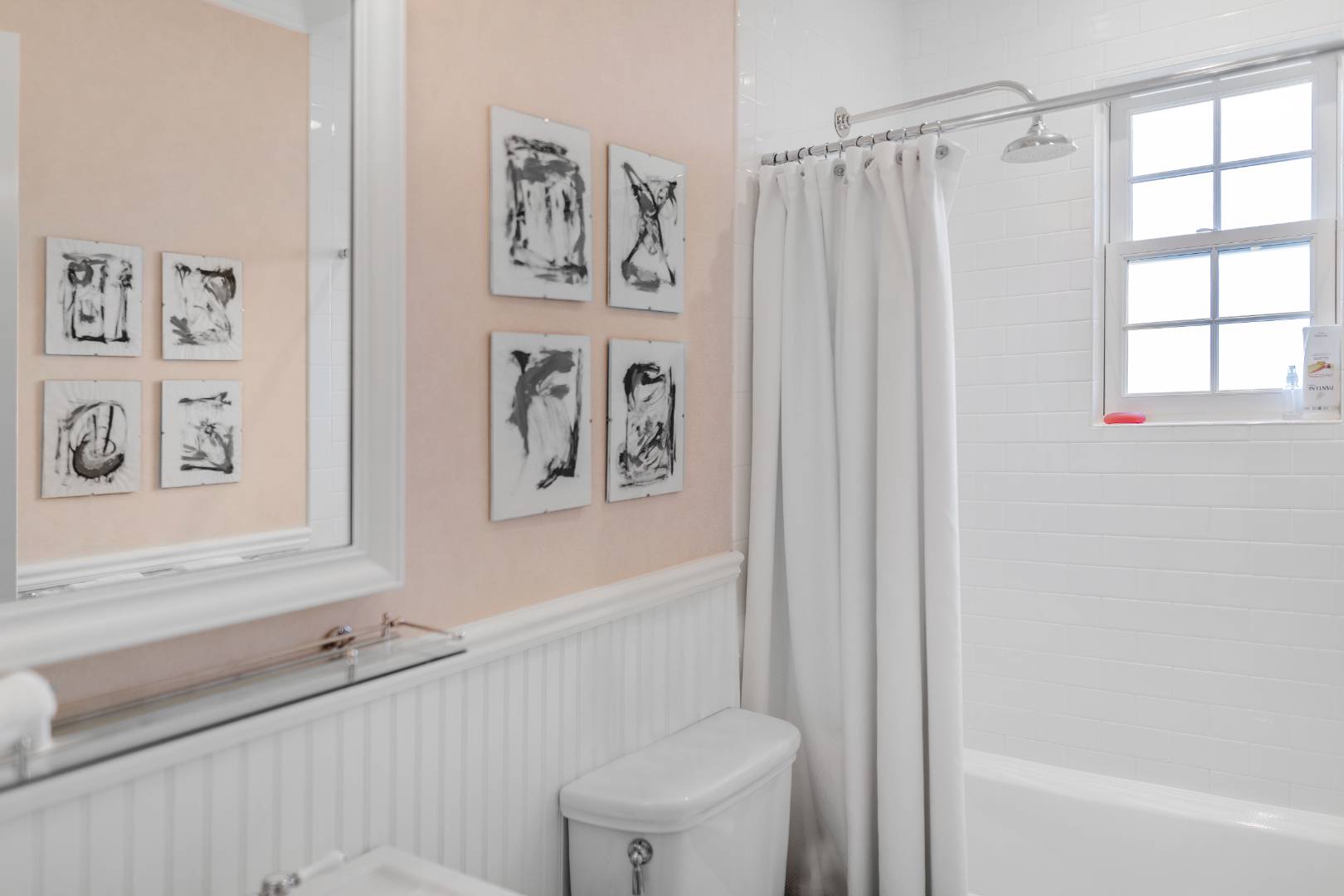 675 Flying Point Road Water Mill, NY 11976 - Photo 45 of 47 a bathroom with a shower and a toilet