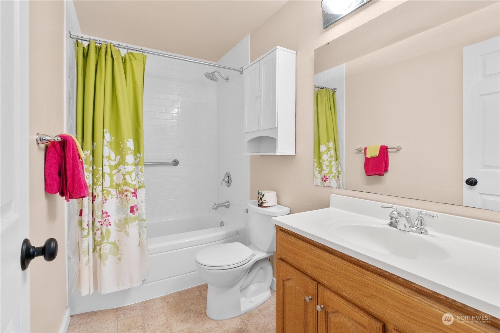 17545 Southeast 134th Street Renton, WA 98059 - Photo 22 of 40 a bathroom with a sink toilet and shower