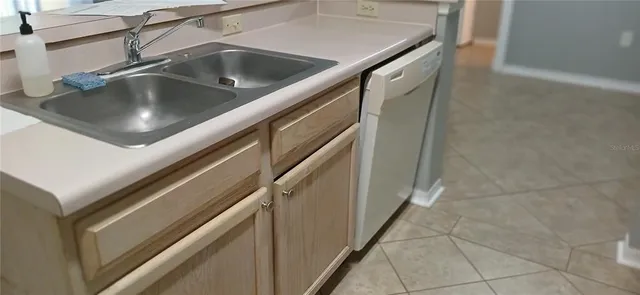 a close view of sink