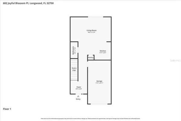 $309,500 | 682 Joyful Blossom Place, Longwood, FL 32750