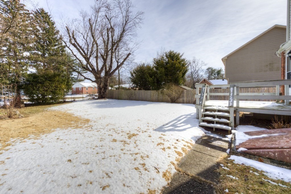 21 Marchioness Road Springfield, MA 01129 - Photo 29 of 38 a view of a yard covered in snow