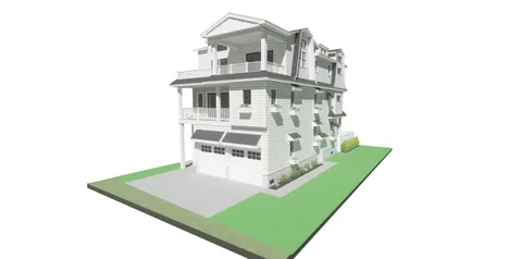 a view of a big room with windows